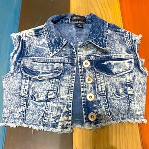 Denim vest